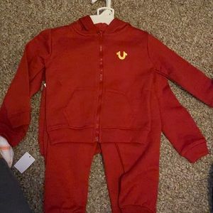 Tru Religion jogger set
